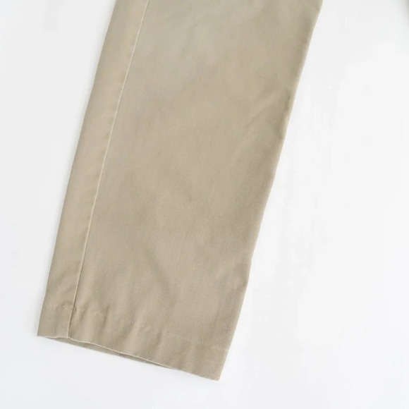 Vintage 90's Guess U.S.A. Chinos Canada made 100% Cotton Tan Chino Pants Size 36 - Picture 8 of 12